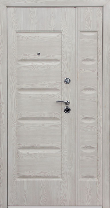 Металлическая двустворчатая дверь ДВ-1244 МДФ с двух сторон, цена 33 000  руб.