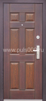 Металлическая уличная дверь UL-1767 с массивом