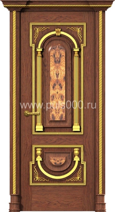 Металлическая дверь с витражом PLS-1, цена 92 000  руб.