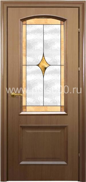 Металлическая дверь с витражом PLS-5, цена 30 600  руб.