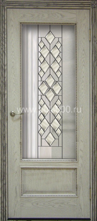 Металлическая дверь с витражом PLS-12, цена 80 700  руб.