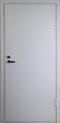 Металлическая дверь эконом класса EK-937 окрас нитроэмалью+винилискожа, цена 14 500  руб.