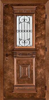 Входная эксклюзивная дверь с порошковым напылением EX-1254, цена 73 000  руб.