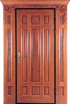Входная эксклюзивная дверь с массивом EX-1265, цена 94 500  руб.