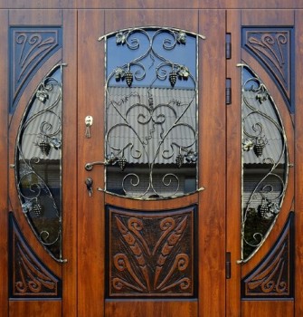 Входная эксклюзивная дверь с массивом EX-1271