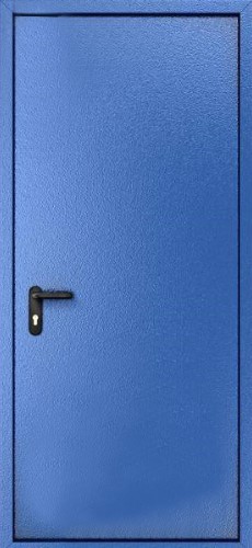 Металлическая однопольная дверь OP-1536 порошковое напыление с двух сторон, цена 17 100  руб.
