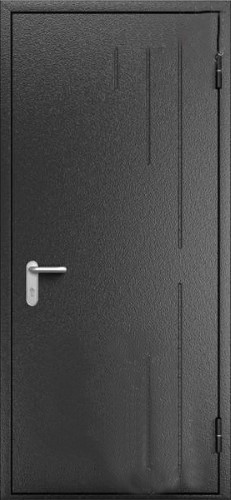 Металлическая однопольная дверь OP-1538 порошковое напыление с двух сторон, цена 17 100  руб.