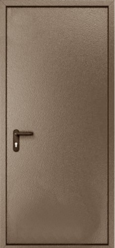 Металлическая однопольная дверь OP-1539 порошковое напыление с двух сторон, цена 17 000  руб.