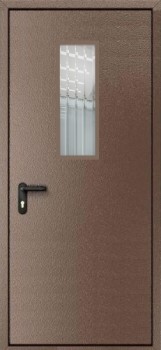 Однопольная металлическая дверь c порошковым напылением с двух сторон OP-1540, цена 18 700  руб.