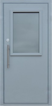 Однопольная входная дверь с простым окрасом с двух сторон OP-1510, цена 18 000  руб.