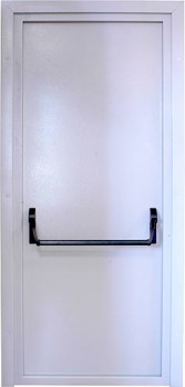 Однопольная входная дверь с простым окрасом с двух сторон OP-1513, цена 18 000  руб.