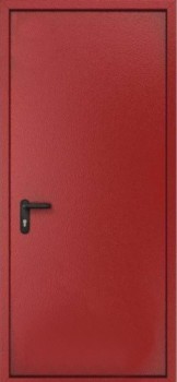 Однопольная входная дверь с простым окрасом и порошковым напылением OP-1519, цена 17 000  руб.