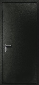 Однопольная входная дверь с простым окрасом и порошковым напылением OP-1520, цена 17 000  руб.