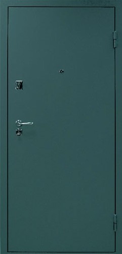Металлическая однопольная дверь OP-1524 простой окрас и порошковое напыление, цена 17 000  руб.