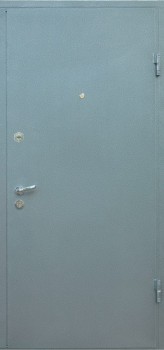 Однопольная входная дверь c простым окрасом и порошковым напылением OP-1528