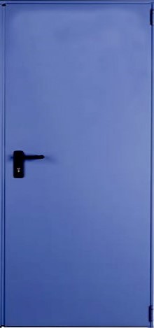 Металлическая однопольная дверь OP-1529 простой окрас и порошковое напыление, цена 19 000  руб.