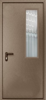 Однопольная металлическая дверь c порошковым напылением с двух сторон OP-1531, цена 18 700  руб.