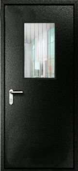 Однопольная входная дверь с порошковым напылением с двух сторон OP-1532, цена 18 800  руб.