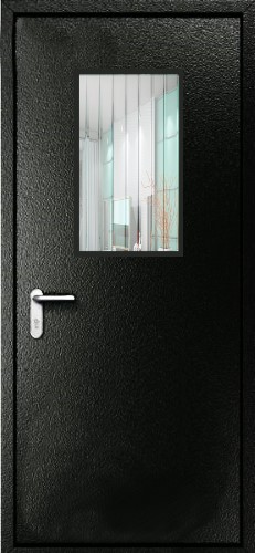 Металлическая однопольная дверь OP-1532 порошковое напыление с двух сторон, цена 18 800  руб.
