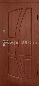 Входная дверь металлическая в коттедж KJ-1281 с МДФ