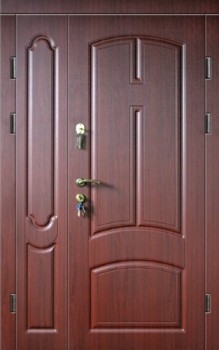 Металлическая дверь для коттеджа МДФ KJ-1286