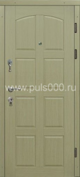 Входная дверь стальная в коттедж KJ-1288 МДФ