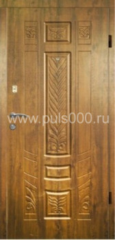 Металлическая дверь в коттедж KJ-1296 массив