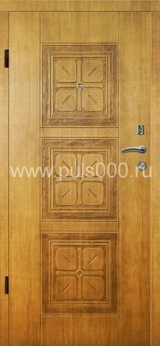 Входная дверь металлическая в коттедж с массивом KJ-1304, цена 42 042  руб.