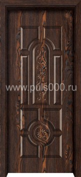 Металлическая дверь в коттедж с массивом KJ-1701, цена 65 450  руб.