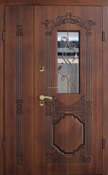 Металлическая дверь для коттеджа KJ-1702 массив, цена 100 100  руб.