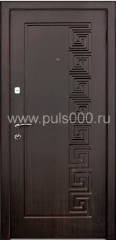 Металлическая дверь в коттедж МДФ KJ-1710