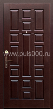 Металлическая дверь с шумоизоляцией с порошковым напылением и МДФ SH-1025