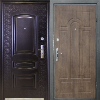 Входная дверь с шумоизоляцией c порошковым напылением и МДФ SH-1036