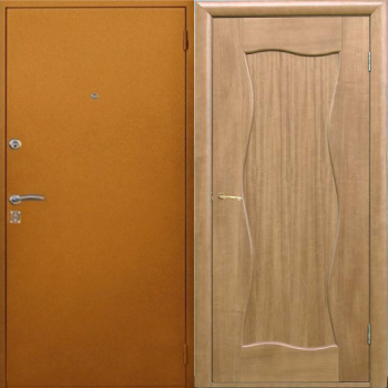 Входная дверь с шумоизоляцией c порошковым покрытием и МДФ SH-1038, цена 17 889  руб.
