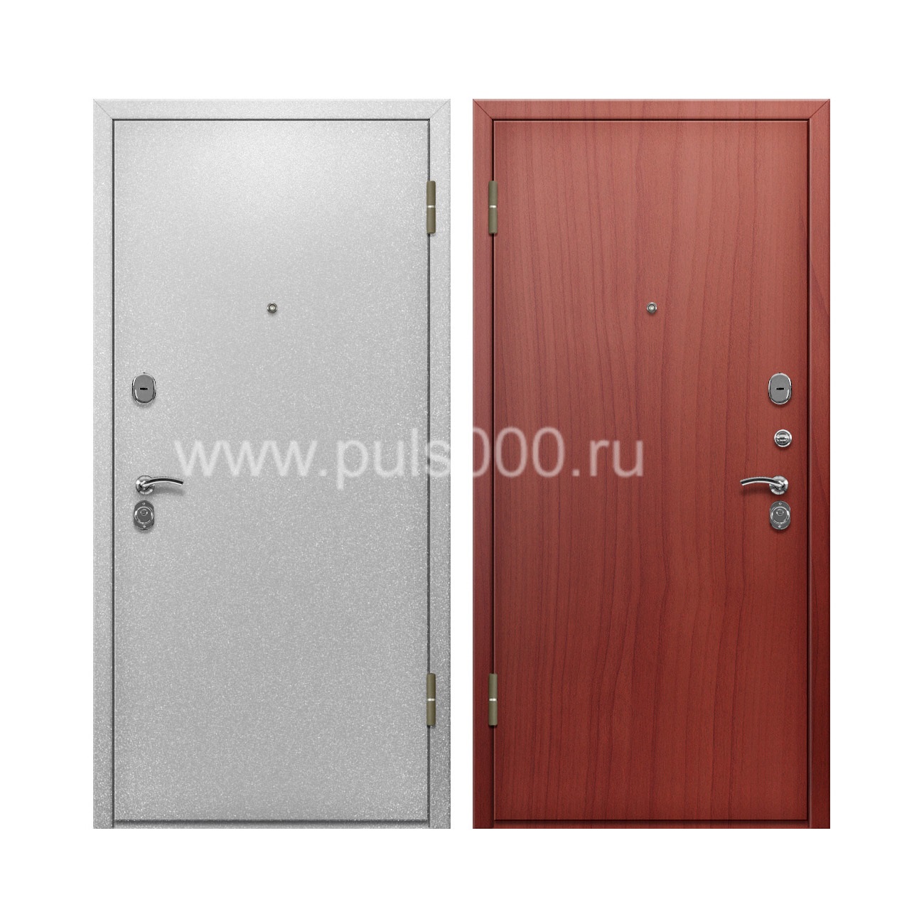 Порошковая дверь с отделкой ламинатом внутри PR-57 , цена 25 000  руб.