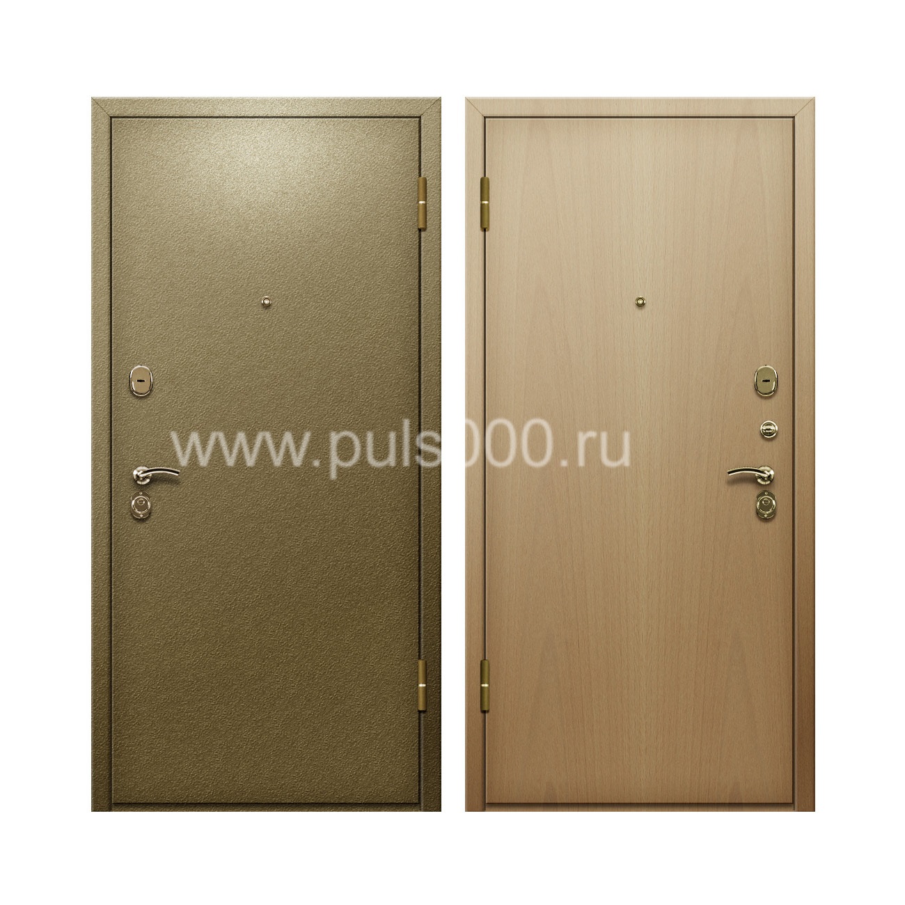 Входная дверь темный порошок и ламинат внутри PR-61, цена 20 000  руб.