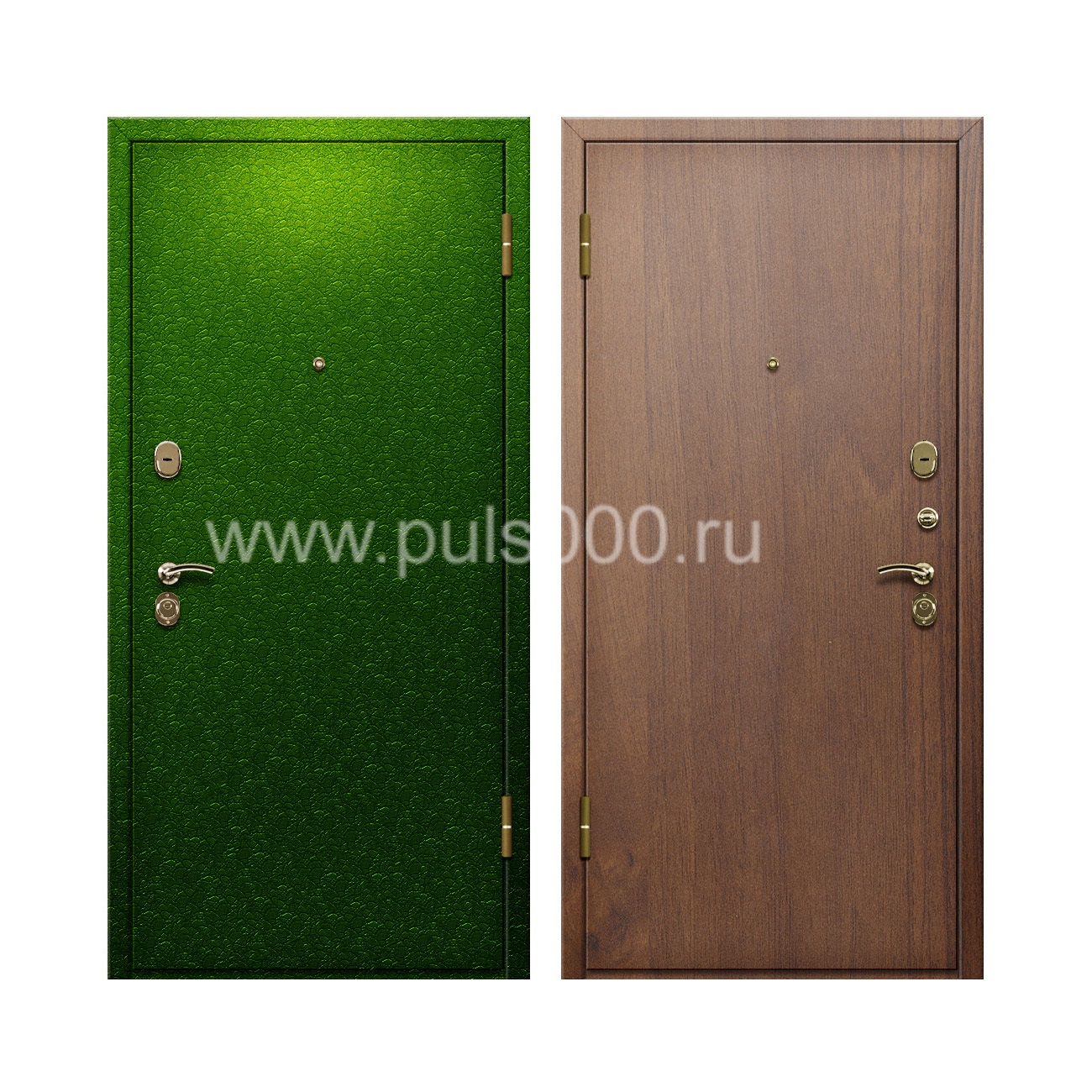Входная дверь с напылением из порошка и ламинатом внутри PR-66 , цена 20 000  руб.