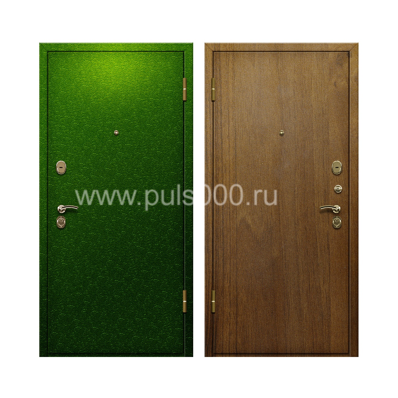 Входная дверь с окрасом из порошка и ламинатом PR-67 , цена 20 000  руб.