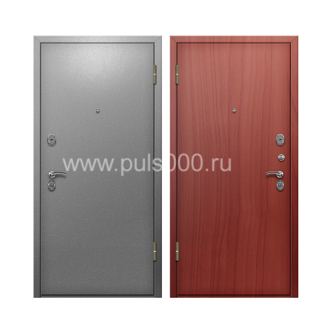 Входная дверь порошковое напыление и ламинат PR-74, цена 20 000  руб.