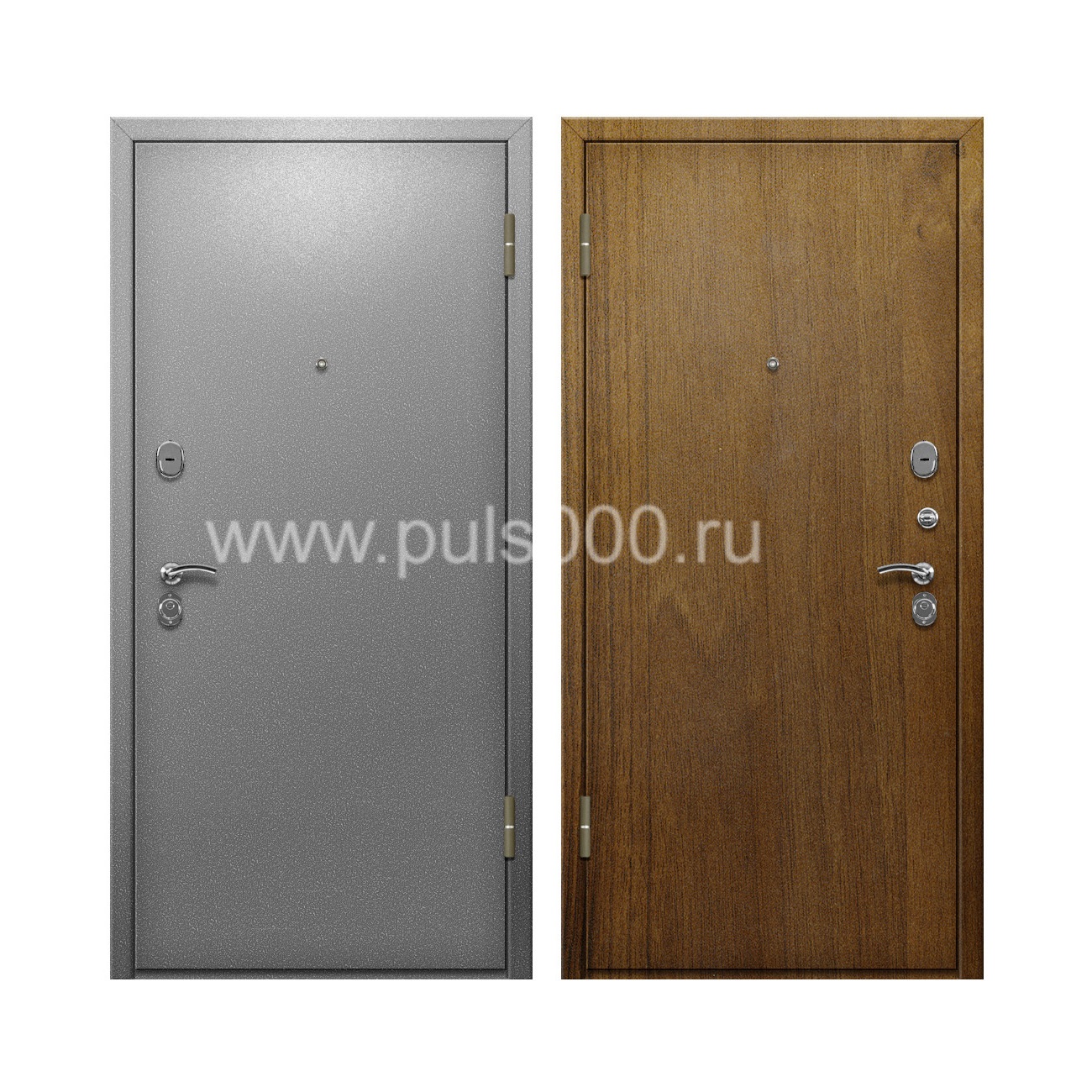 Входная дверь с порошковым напылением + ламинат PR-76, цена 20 000  руб.
