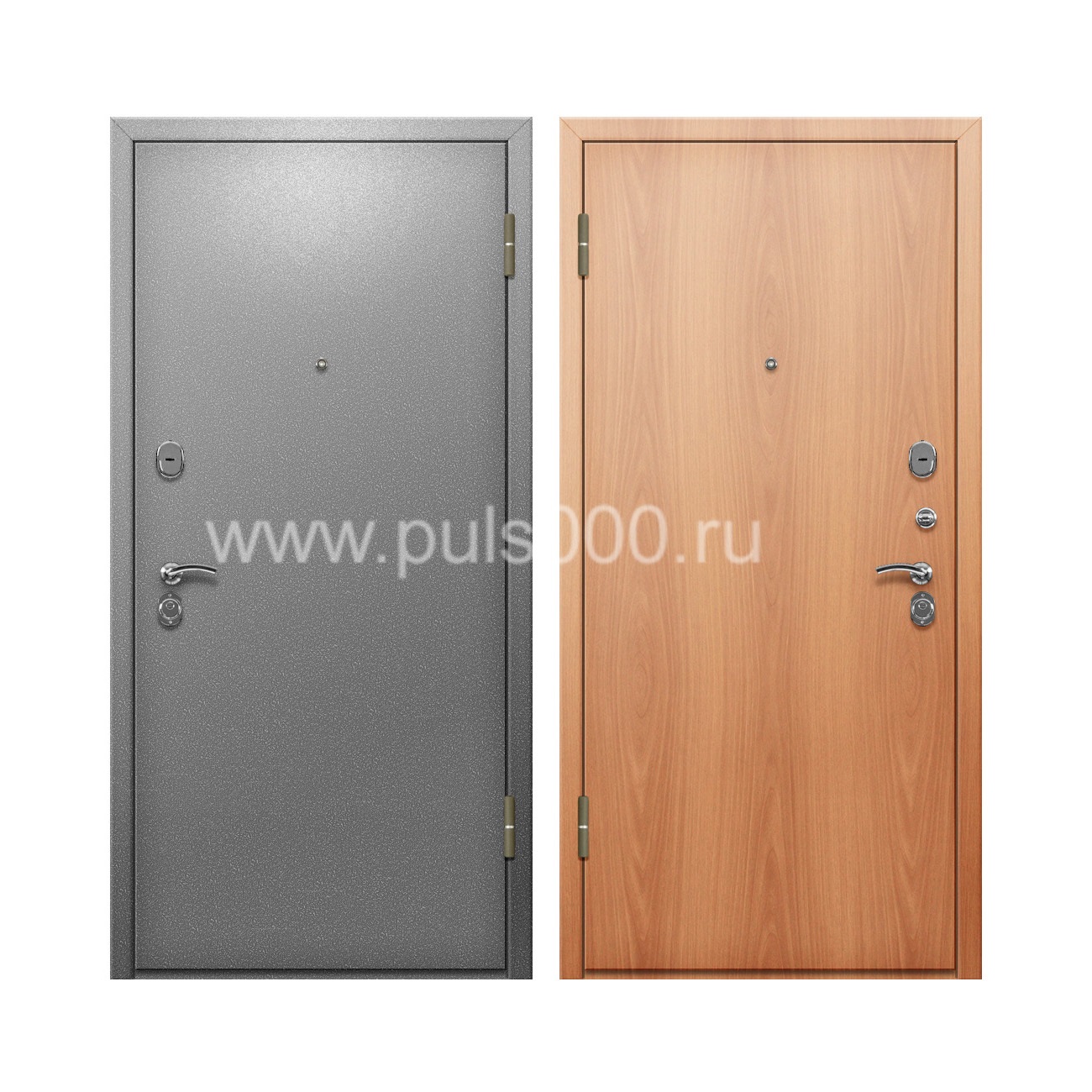Входная дверь с порошковым окрасом + светлый ламинат PR-78, цена 20 000  руб.