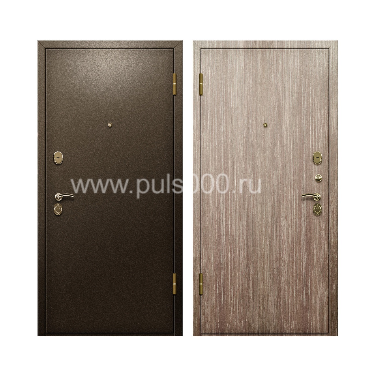Входная дверь порошок снаружи и ламинат внутри PR-91, цена 20 000  руб.