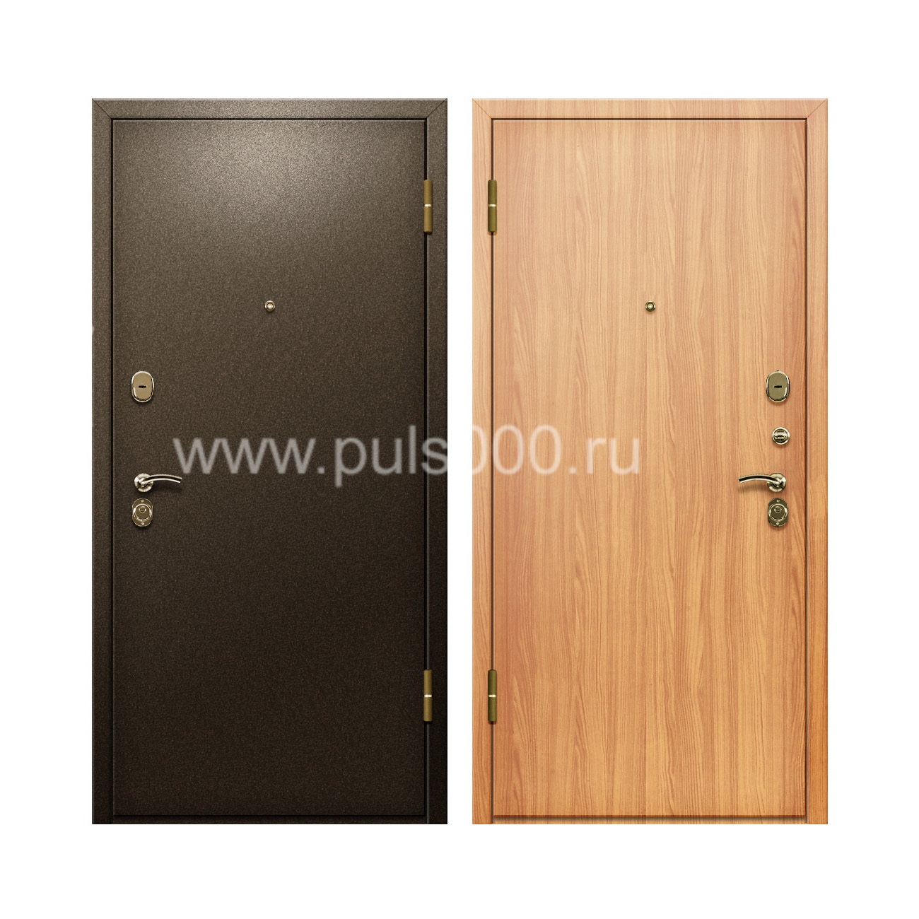 Темная входная дверь с порошком и ламинатом PR-92, цена 18 000  руб.