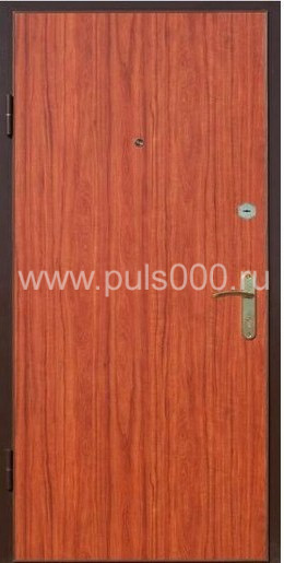Стальная дверь из  тёмного МДФ и ламината MDF-614, цена 25 000  руб.