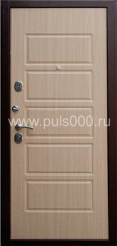 Входная дверь с шумоизоляцией SH-1063 с порошковым напылением и МДФ
