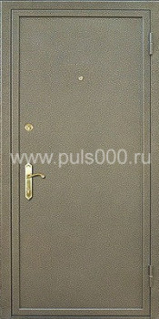 Входная дверь с шумоизоляцией SH-1073 с порошковым напылением и массивом