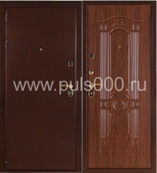 Входная дверь с шумоизоляцией SH-1077 с порошковым напылением и МДФ