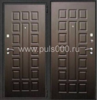 Металлическая дверь с шумоизоляцией SH-1085 с МДФ с двух сторон
