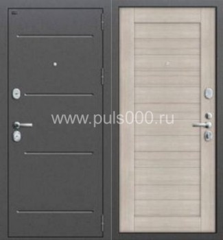 Железная дверь с шумоизоляцией SH-1090 с порошковым напылением и МДФ
