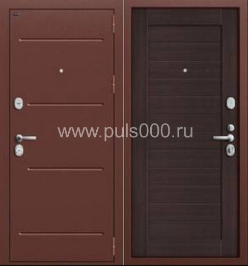 Железная дверь с шумоизоляцией SH-1091 с порошковым напылением и МДФ, цена 18 090  руб.